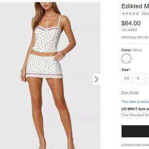 Edikted Mica Floral Cupped Corset